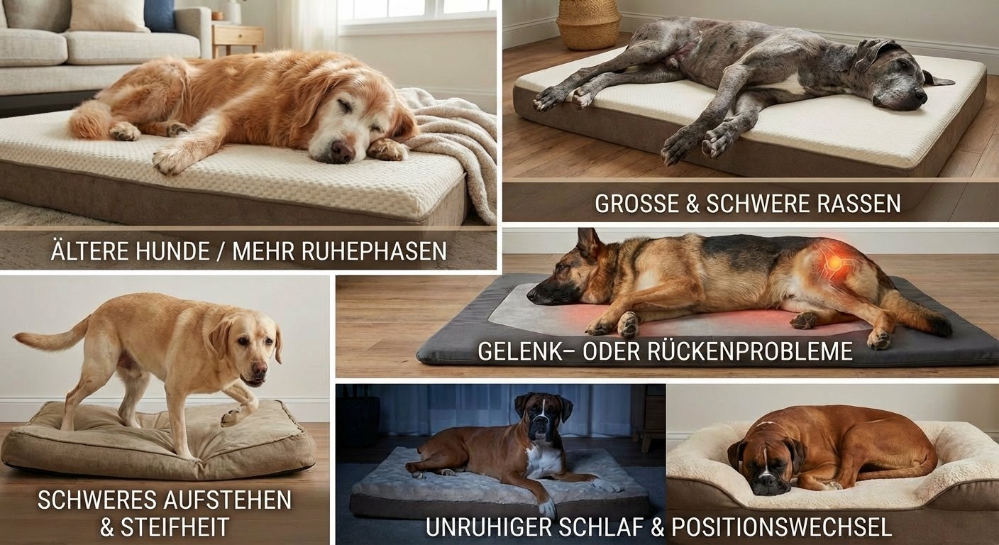 Orthopädische Hundebetten - wann sinnvoll