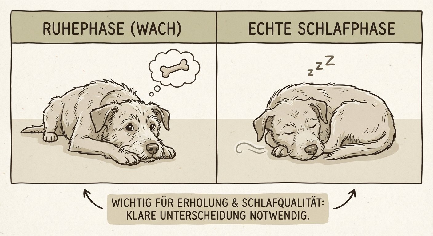 Ruhephasen vs. Schlafphasen
