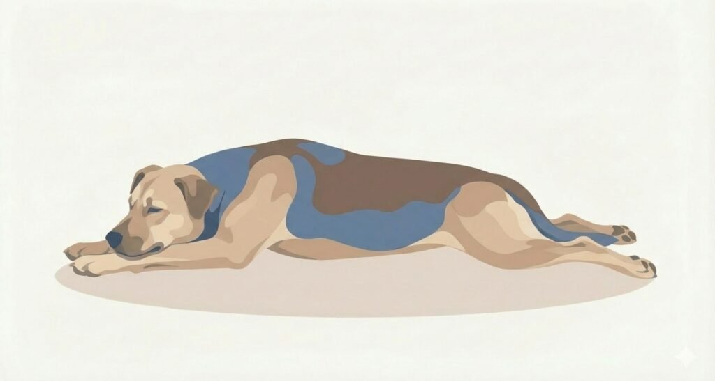 Superman Position: ausgestreckt